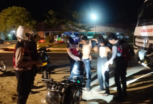  Balap Liar Resahkan Warga, Polres Pringsewu Lakukan Penertiban di Jalinsum