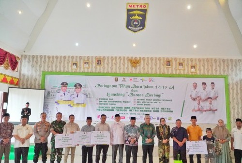 Walikota Metro Dorong OPD Aktif Berzakat Lewat BAZNAS
