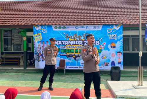Cegah Kenakalan Remaja, Polisi Beri Pembekalan Siswa MTsN 2 Pringsewu