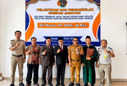 Perkuat Pelayanan Pertanahan, Camat Panca Jaya Resmi Jabat PPATS 