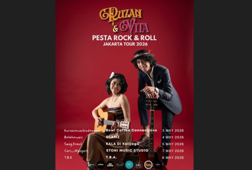 Ruzan & Vita Siap Gelar 'Pesta Rock n Roll Jakarta Tour' pada 3–7 Mei 2026