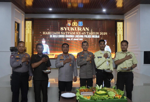 HUT Satpam ke-45, Polres Mesuji Tegaskan Peran Satpam Jaga Kamtibmas