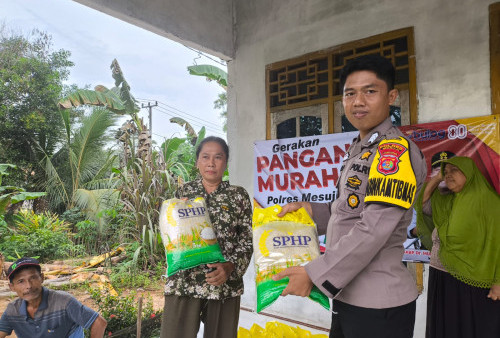 Polres Mesuji Hadirkan Gerakan Pangan Murah untuk Ringankan Beban Warga