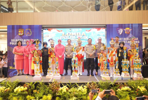 Hari Lalu Lintas Bhayangkara ke-71, Ditlantas Polda Lampung Gelar Lomba Polisi Cilik