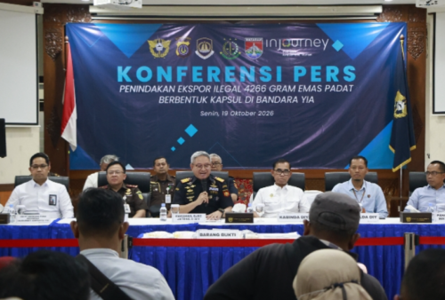 Bea Cukai Yogyakarta Gagalkan Dugaan Penyelundupan 4,2 Kg Emas Senilai Rp 11 Miliar di Bandara YIA