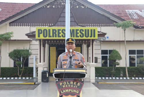 Pimpin Apel Perdana Awal Tahun 2026, Kapolres Mesuji Ajak Personel Berbenah dan Siap Terapkan KUHP Baru