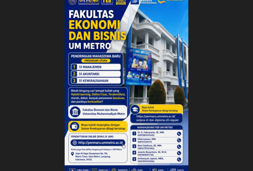Kuliah Berkualitas dan Terjangkau, FEB UM Metro Siapkan Generasi Siap Kerja