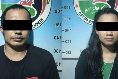 Satres Narkoba Polres Metro Amankan Sepasang Kekasih Pengguna Sabu