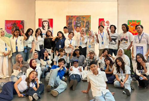 UKMBS UBL Sukses Gelar Pameran RANCU, Kolaborasi Seni Rupa dan Multimedia Tampil Bebas
