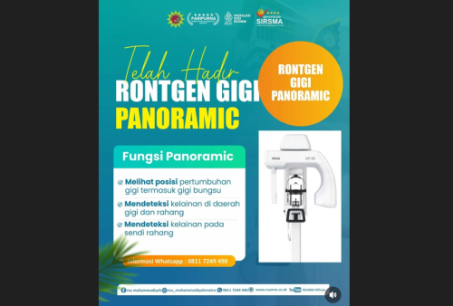 RS Muhammadiyah Metro Hadirkan Layanan Rontgen Gigi Panoramic dengan Teknologi Canggih