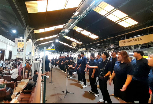 Indonesia Raya Menggema di Stasiun Yogyakarta, Begini Cara KAI Daop 6 Rayakan Hari Lahir Pancasila