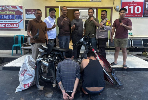 Polsek Kotabumi Kota Tangkap Dua Pelaku Curat 