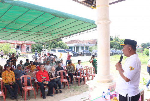 Kunker ke Kecamatan Anak Tuha, Plt. Bupati I Komang Koheri Ajak Warga Jaga Keamanan dan Sinergi Pembangunan