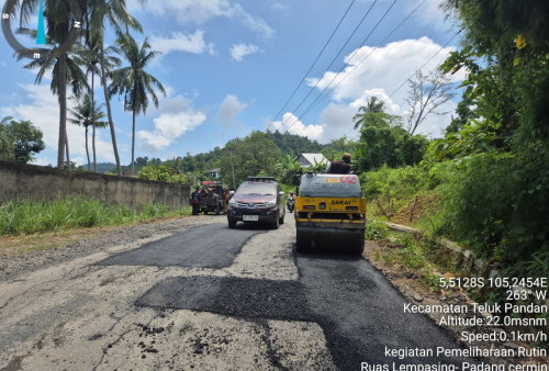Pemprov Lampung Genjot Perbaikan Jalan Jelang Mudik Lebaran 2026