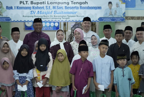Plt. Bupati Lampung Tengah Gelar Safari Ramadhan di Terusan Nunyai