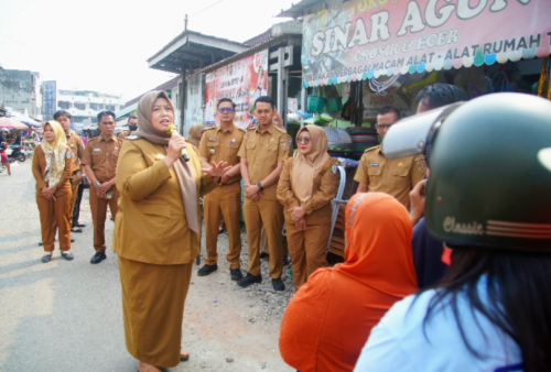 Tekan Inflasi, Pemkab Pringsewu Gelar Penetrasi Pasar di Pasar Induk
