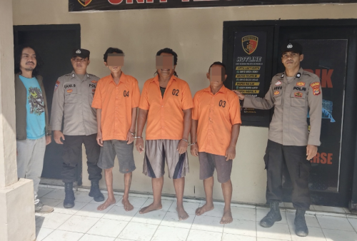 Digerebek saat Judi Kartu di Pos Ronda, Tiga Warga Wonodadi Diamankan Polsek Gadingrejo