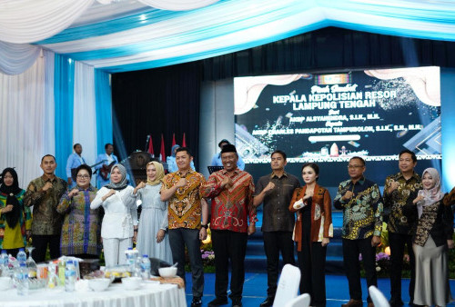 Plt. Bupati Lamteng Hadiri Pisah Sambut Kapolres Lampung Tengah dan Beri Apresiasi