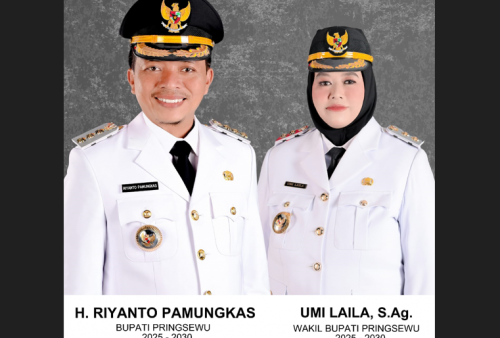 Dilantik Presiden Prabowo, Riyanto Pamungkas Bersama Umi Laila Siap Pimpin Pringsewu Lima Tahun Kedepan