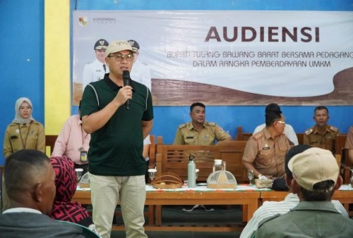Bupati Tubaba Janjikan Perbaikan Pasar Bertahap untuk Mendukung UMKM Lokal