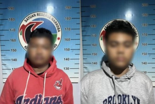 Satresnarkoba Polres Metro Tangkap Dua Remaja Pengguna Narkoba Jenis Tembakau Gorila