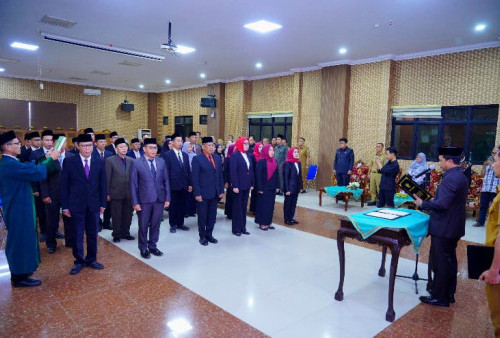 Lantik 36 Pejabat, Begini Pesan Bupati Pringsewu