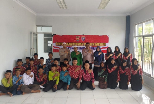 Sambangi Ponpes Al-Ghazali, Polres Mesuji Ajak Santri Bersama-sama Menjaga Kamtibmas