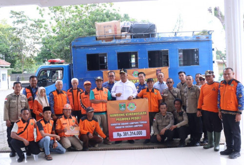 I Komang Koheri Pimpin Pelepasan Bantuan Korban Bencana di Sumatera