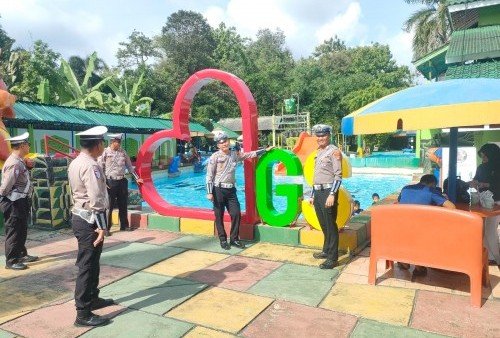 Pastikan Liburan Aman, Polres Pringsewu Gelar Patroli di Beberapa Obyek Wisata