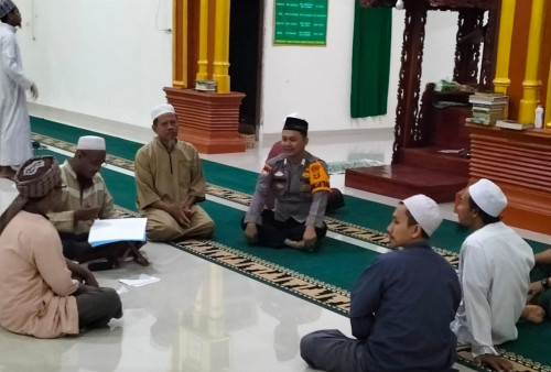  Polsek Way Serdang Gelar Colling Sistem Safari Subuh di Desa Kejadian