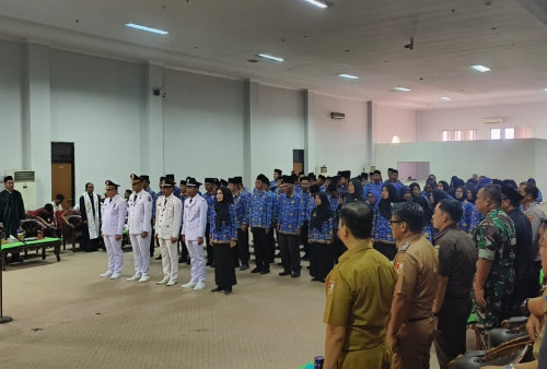 Pelantikan 101 Pejabat Tubaba Diterpa Isu Politik, Sekda Tegaskan Profesionalisme