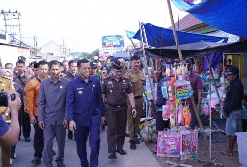 Pemantauan Harga dan Ketersediaan Bahan Pokok di Pasar Banyumas Jelang Idulfitri 1446 H