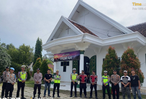 Polres Mesuji Perkuat Patroli dan Pengamanan Ibadah Peringatan Kenaikan Isa Al-Masih