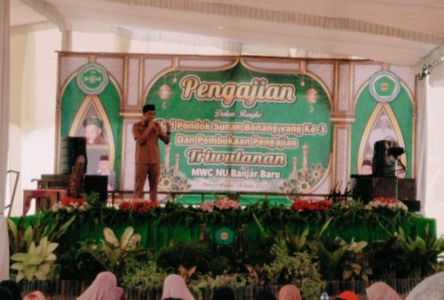 Camat Banjar Baru Dukung Milad ke-3 Ponpes Sunan Bonang: Santri Harus Jadi Sosok yang Bermanfaat