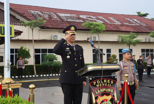 Polres Mesuji Gelar Upacara Harkitnas ke-118