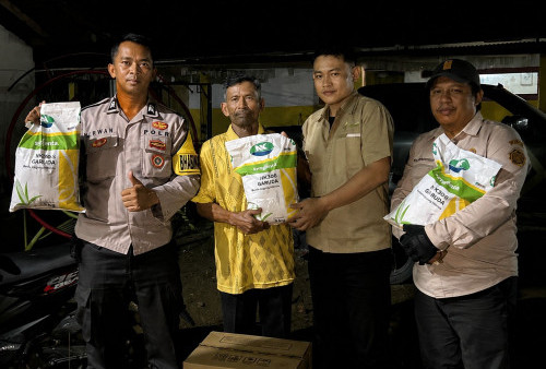 Polres Mesuji Kawal Distribusi 9.140 Kg Bibit Jagung untuk Petani di 6 Kecamatan