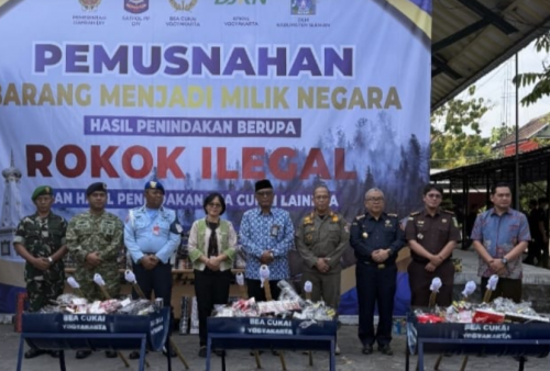 Rokok Ilegal hingga Psikotropika Dimusnahkan, Bea Cukai Yogyakarta Selamatkan Potensi Kerugian Negara