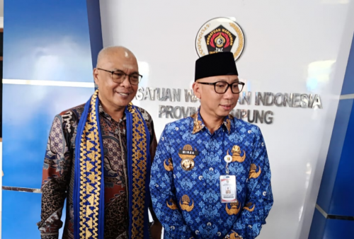Gubernur Mirza Dukung PWI Lampung Jadi Tuan Rumah HPN & Porwanas 2027