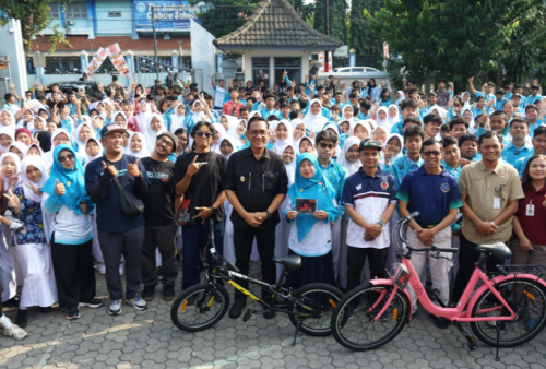 Pemkot Yogyakarta Kembali Dorong Pelajar Naik Sepeda ke Sekolah, 65 Ruas Jalan Sudah Punya Lajur
