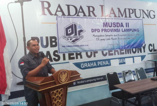 Taufik Wijaya Terpilih Aklamasi Jadi Ketua DPD PJS Lampung Periode 2026–2027