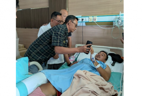 Bos Rokok HS Tanggung Biaya Pengobatan Korban Kecelakaan di RSUD Wates, Beri Santunan hingga Beasiswa