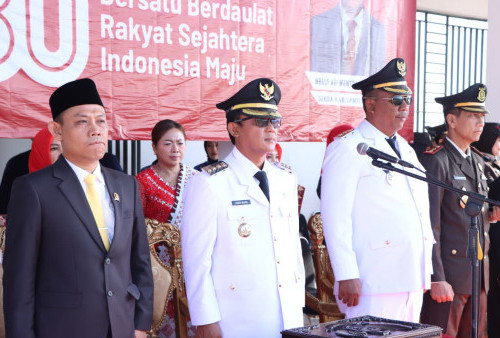 Bupati Ardito Wijaya Jadi Inspektur Upacara HUT ke-80 RI di Lampung Tengah