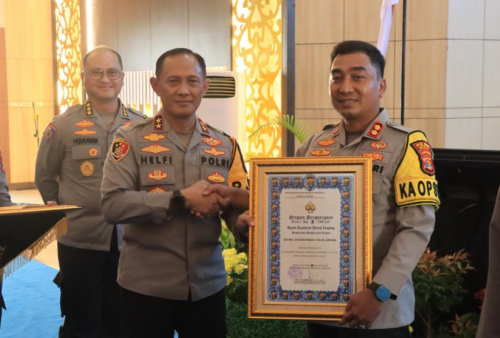 Polres Mesuji Raih Juara I Penyelesaian Perkara Terbanyak Se - Lampung, Capai 78,4 Persen