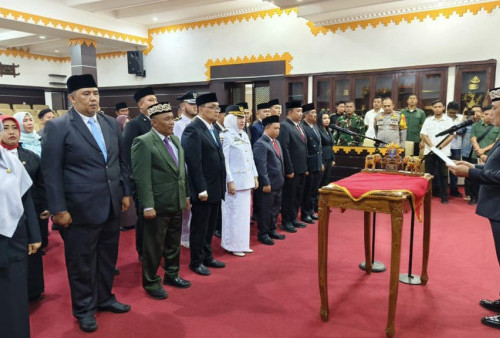 Walikota Metro Lantik 35 Pejabat Struktural dan Fungsional 