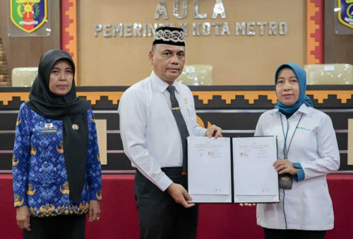 Pemkot Metro Jamin Perlindungan BPJS Ketenagakerjaan Bagi 8.477 Pekerja Non-ASN