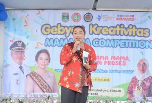 Plt Bunda PAUD Lampung Tengah Resmi Buka Gebyar Kreativitas Mamamia Competition 2026