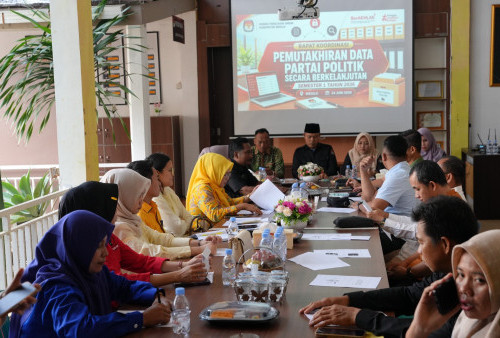 KPU Mesuji Dorong Parpol Perbarui Data Lewat Sipol, Jaga Tertib Administrasi Jelang Pemilu