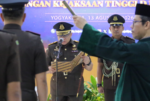 Kajati DIY Sri Kuncoro Lantik Pejabat Baru, Andi Suharlis Jadi Wakajati