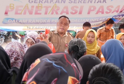 Pasar Murah Pengendalian Inflasi di Tubaba Diserbu Warga, Minyakita dan Beras SPHP Ludes Terjual