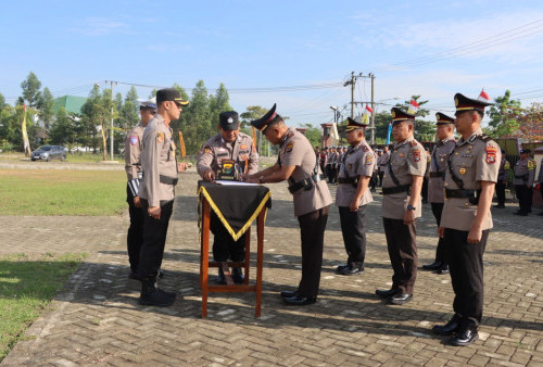 Tiga Pejabat Utama Polres Pringsewu Dimutasi, Ini Pesan Kapolres 